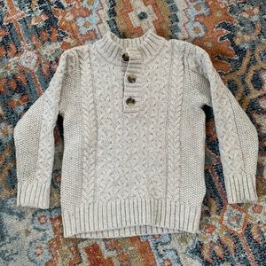 Toddler Boys' Mock Neck
Pullover Sweater - Cat & Jack™
Cream 5T